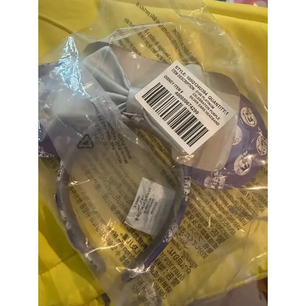 NWT Disney Parks Loungefly 100th Anniversary Mickey and Friends Purple Ears